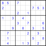 Судоку 9х9 #1737 средний