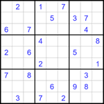 Судоку 9х9 #1746 средний