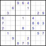 Судоку 9х9 #1747 средний