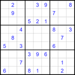 Судоку 9х9 #1774 средний