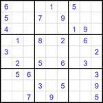 Судоку 9х9 #1777 средний