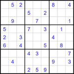 Судоку 9х9 #1780 средний