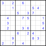 Судоку 9х9 #1783 средний