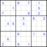 Судоку 9х9 #1746 трудный