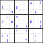 Судоку 9х9 #1781 очень трудный