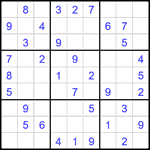 Судоку 9х9 #1834 легкий