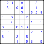 Судоку 9х9 #1836 легкий
