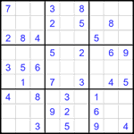 Судоку 9х9 #1842 легкий