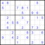 Судоку 9х9 #1843 легкий