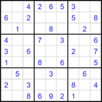 Судоку 9х9 #1852 легкий