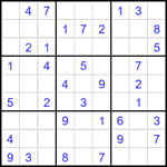 Судоку 9х9 #1853 легкий