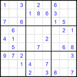 Судоку 9х9 #1858 легкий