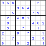 Судоку 9х9 #1861 легкий