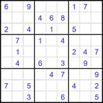 Судоку 9х9 #1863 легкий
