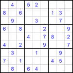 Судоку 9х9 #1865 легкий