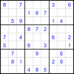 Судоку 9х9 #1866 легкий