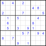 Судоку 9х9 #1793 средний