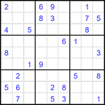 Судоку 9х9 #1795 средний