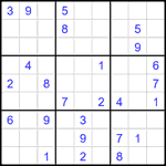 Судоку 9х9 #1814 средний