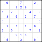 Судоку 9х9 #1815 средний