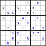 Судоку 9х9 #1817 средний