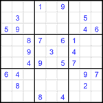 Судоку 9х9 #1818 средний