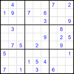 Судоку 9х9 #1831 средний