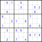 Судоку 9х9 #1836 средний