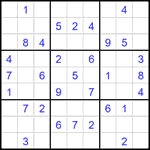 Судоку 9х9 #1837 средний