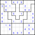 Судоку-пазл 9х9 #346 легкий