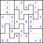 Судоку-пазл 9х9 #353 легкий