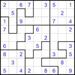 Судоку-пазл 9х9 #354 легкий