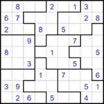 Судоку-пазл 9х9 #333 средний