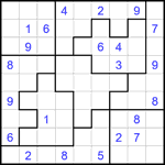 Судоку-пазл 9х9 #332 трудный