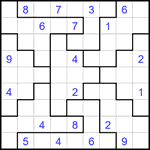 Судоку-пазл 9х9 #333 очень трудный