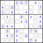 Судоку “Чет-нечет” 9х9 #276 легкий