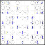 Судоку “Чет-нечет” 9х9 #277 легкий