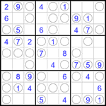 Судоку “Чет-нечет” 9х9 #280 легкий