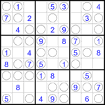 Судоку “Чет-нечет” 9х9 #281 легкий