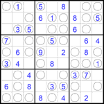 Судоку “Чет-нечет” 9х9 #282 легкий