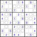 Судоку “Чет-нечет” 9х9 #284 легкий