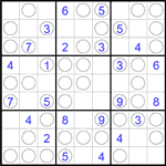 Судоку “Чет-нечет” 9х9 #276 средний