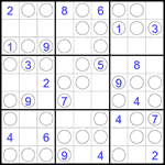 Судоку “Чет-нечет” 9х9 #278 средний