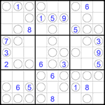 Судоку “Чет-нечет” 9х9 #279 средний