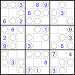 Судоку “Чет-нечет” 9х9 #280 средний