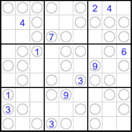 Судоку “Чет-нечет” 9х9 #274 трудный