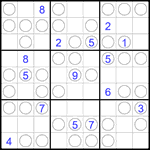 Судоку “Чет-нечет” 9х9 #275 трудный