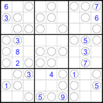 Судоку “Чет-нечет” 9х9 #276 трудный