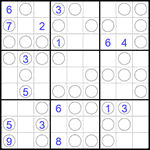 Судоку “Чет-нечет” 9х9 #277 трудный