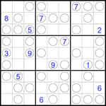 Судоку “Чет-нечет” 9х9 #278 трудный